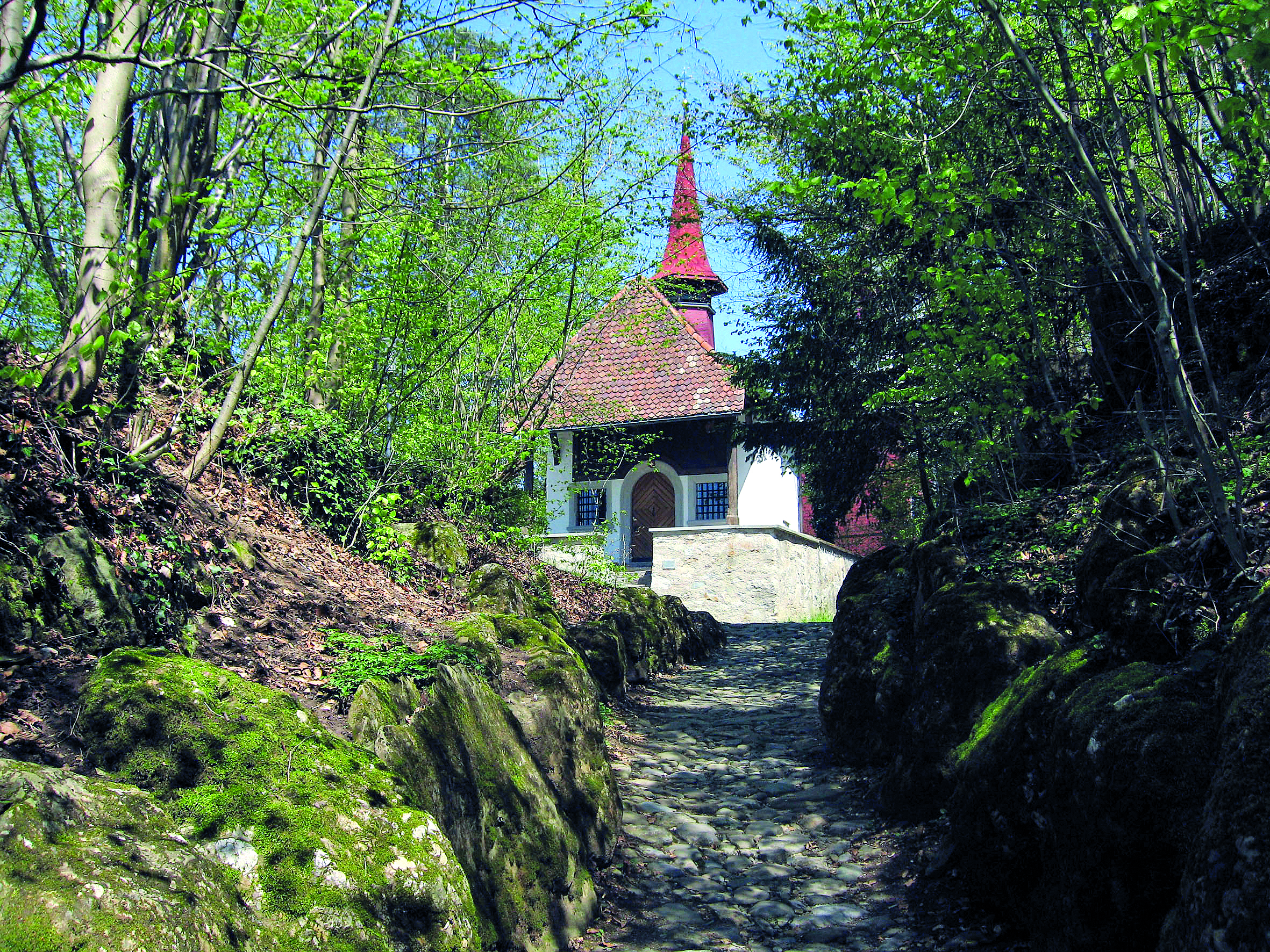Ein Bild aus der Hohlen Gasse am Morgen
